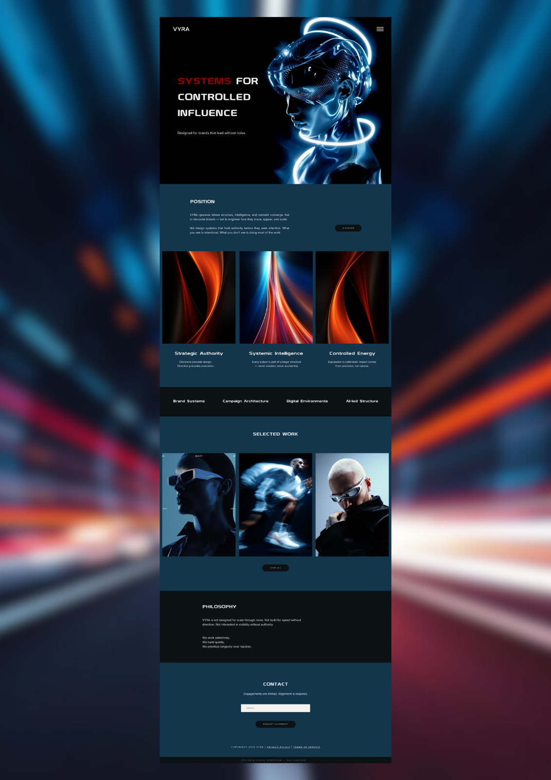 VYRA — Systems For Controlled Influence